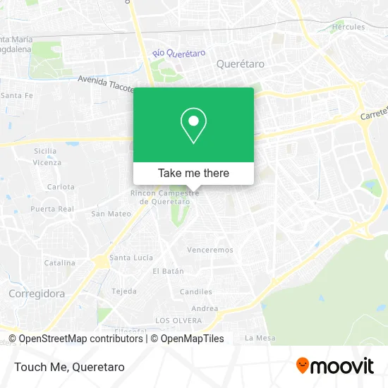 Touch Me map