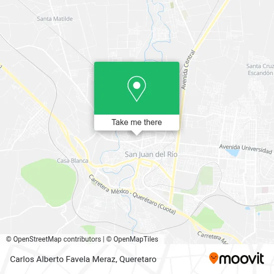 Carlos Alberto Favela Meraz map