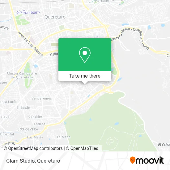 Glam Studio map