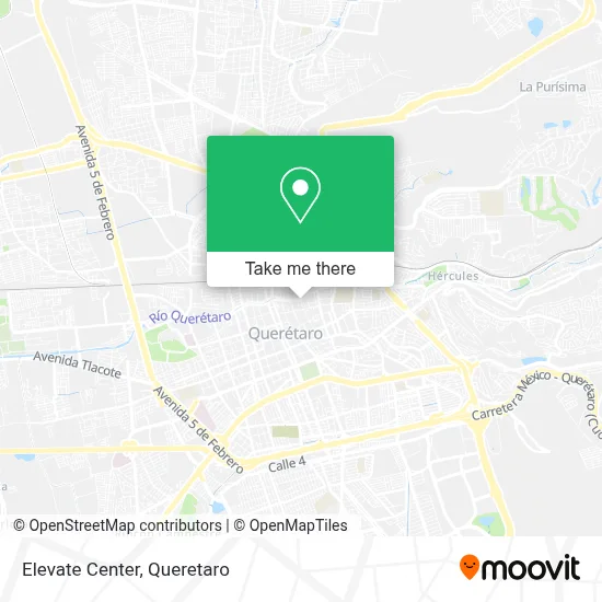 Elevate Center map