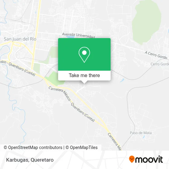 Karbugas map