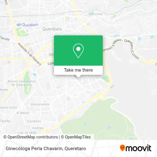 Ginecóloga Perla Chavarin map