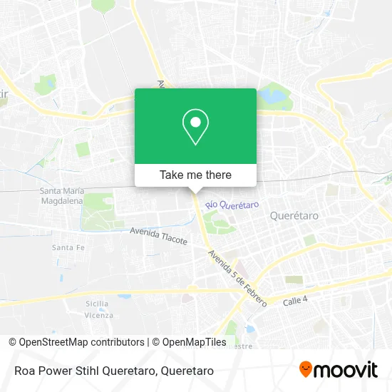 Roa Power Stihl Queretaro map