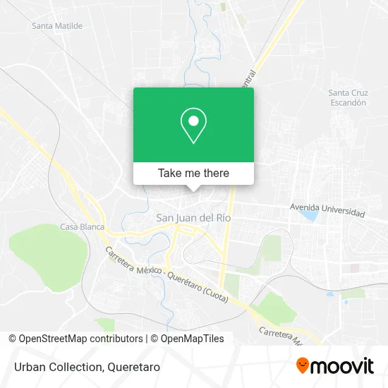 Urban Collection map