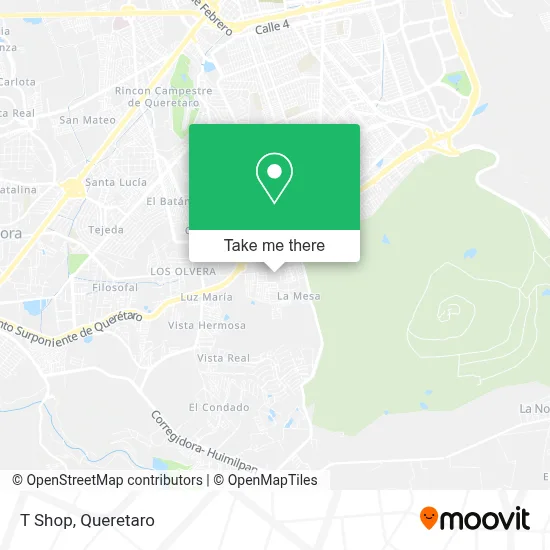 T Shop map