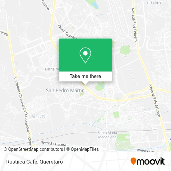 Rustiica Cafe map