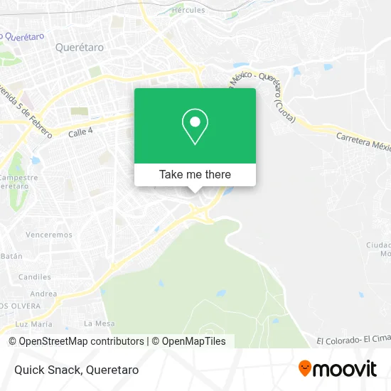 Quick Snack map