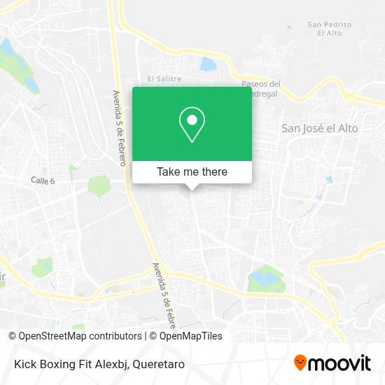 Kick Boxing Fit Alexbj map