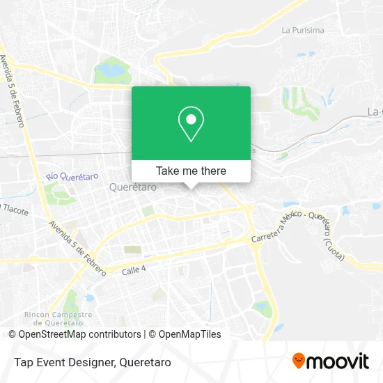 Tap Event Designer map