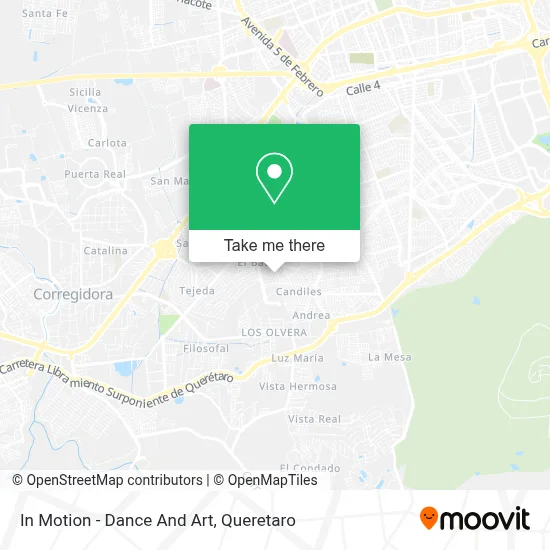 In Motion - Dance And Art map