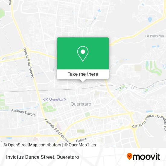 Invictus Dance Street map