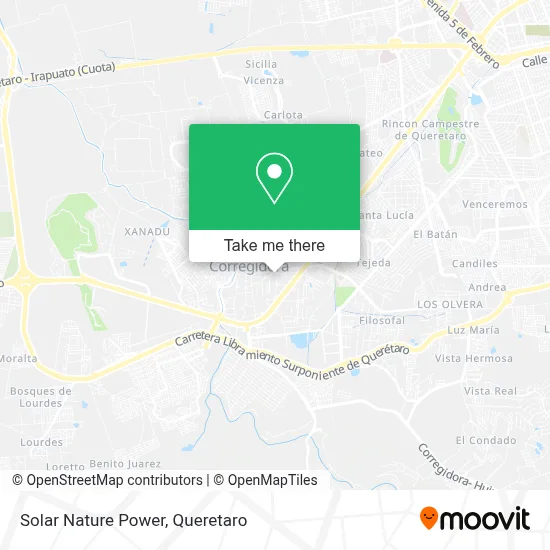Solar Nature Power map