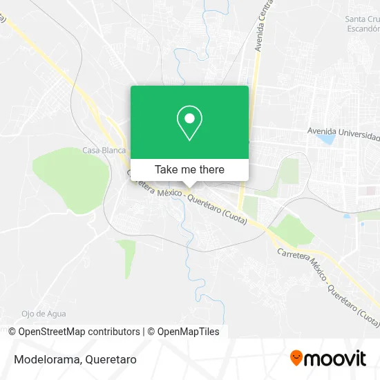Modelorama map