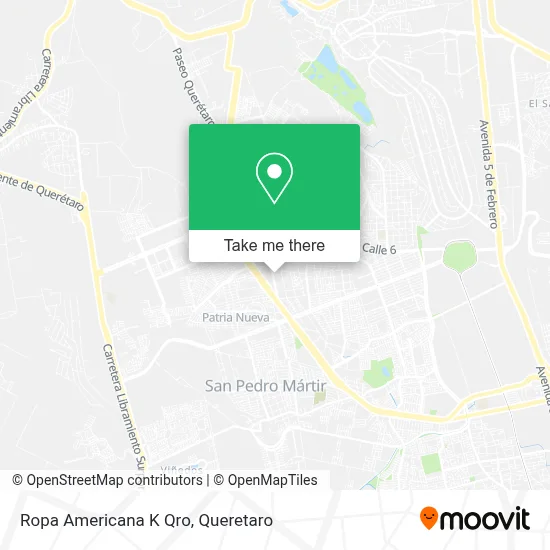 Ropa Americana K Qro map
