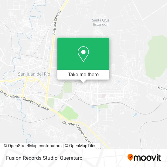 Fusion Records Studio map