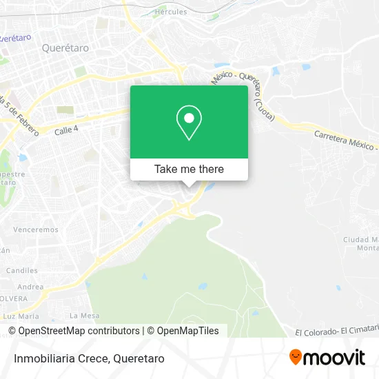 Inmobiliaria Crece map