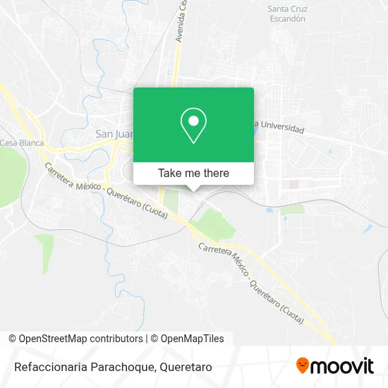 Refaccionaria Parachoque map