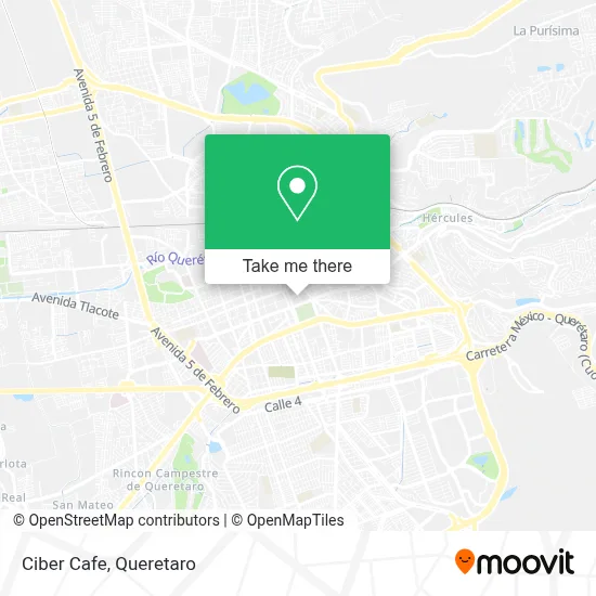 Ciber Cafe map