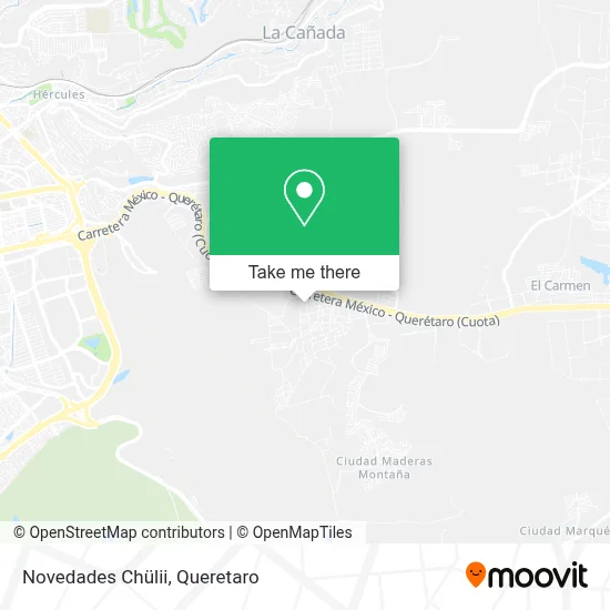 Novedades Chülii map