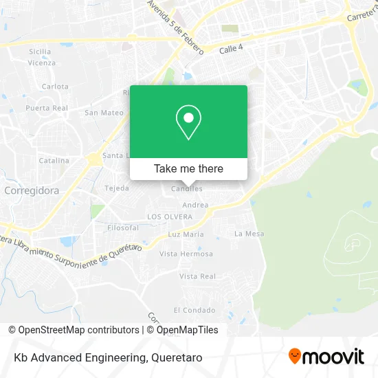 Mapa de Kb Advanced Engineering