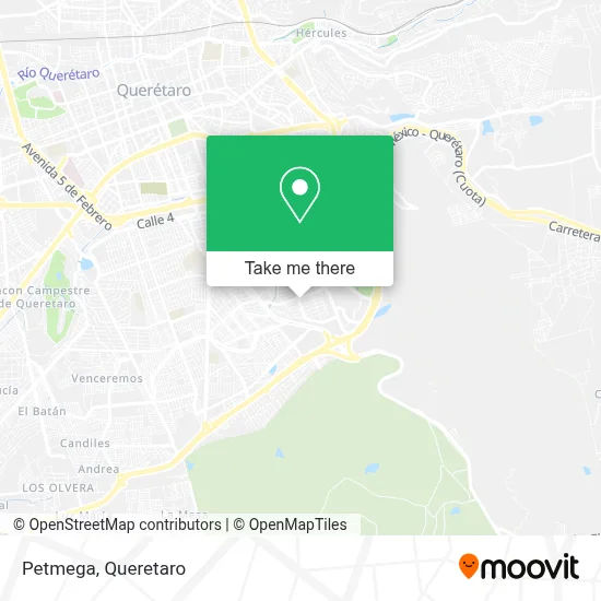 Petmega map