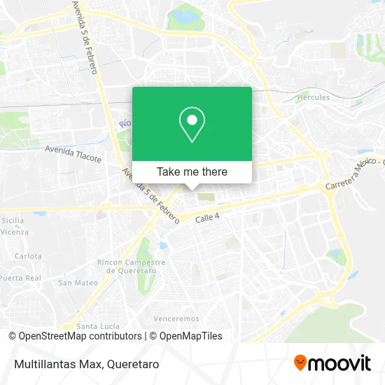 Multillantas Max map