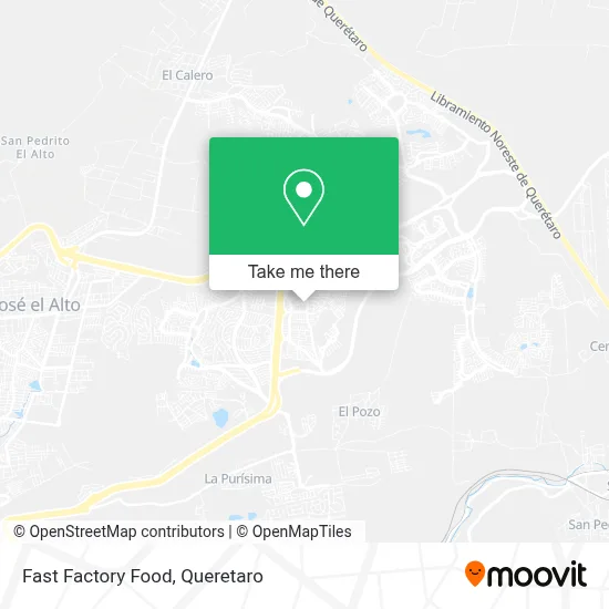 Fast Factory Food map