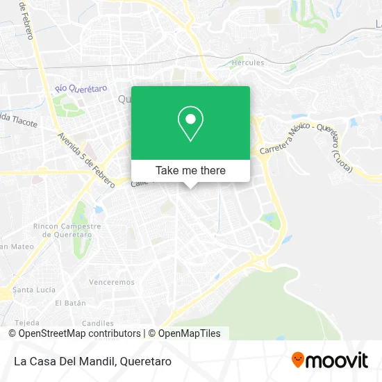 La Casa Del Mandil map