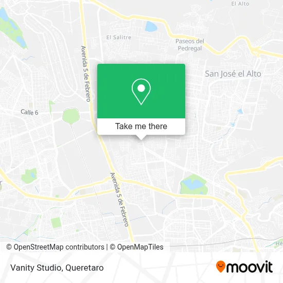 Vanity Studio map