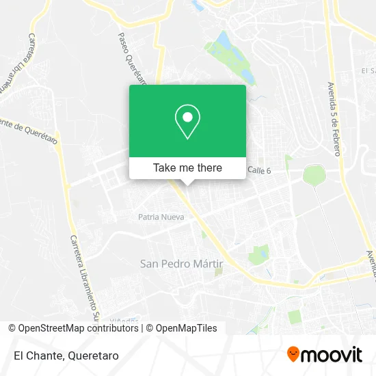 El Chante map
