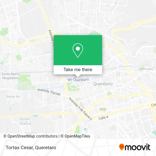 Tortas Cesar map