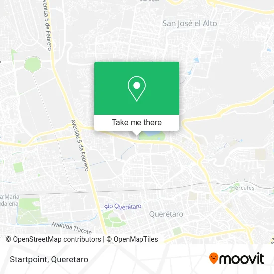 Startpoint map