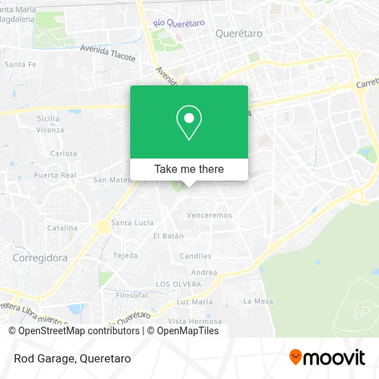 Rod Garage map