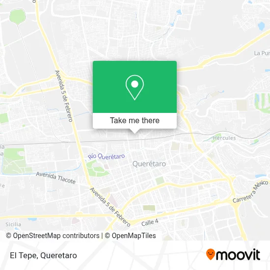 El Tepe map