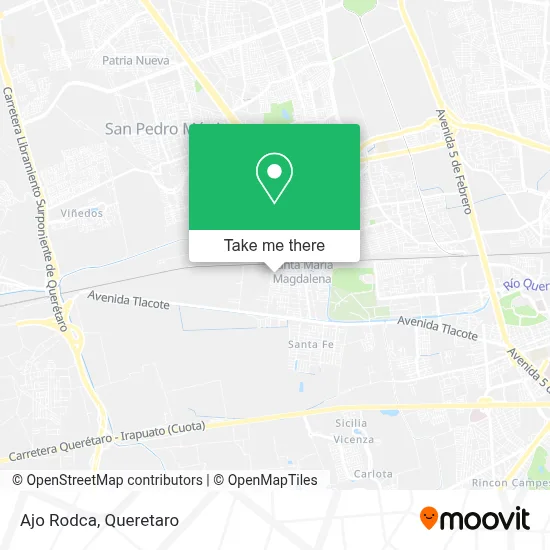 Ajo Rodca map
