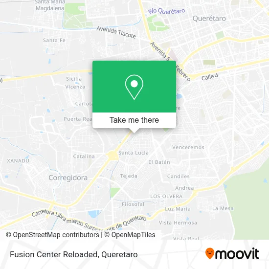 Fusion Center Reloaded map