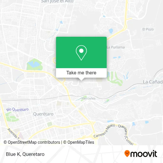 Blue K map