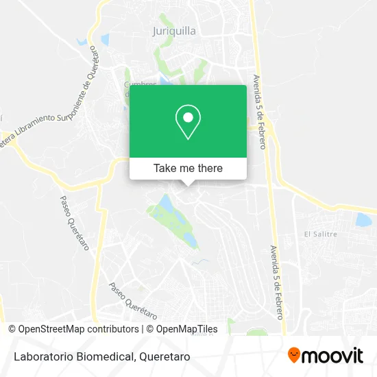 Laboratorio Biomedical map