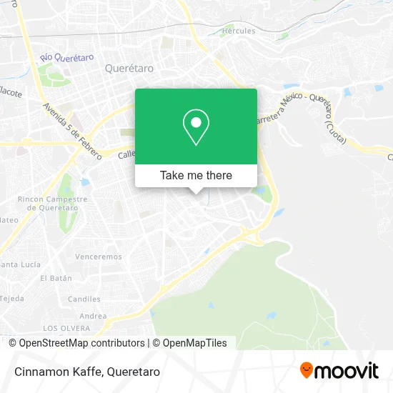 Cinnamon Kaffe map