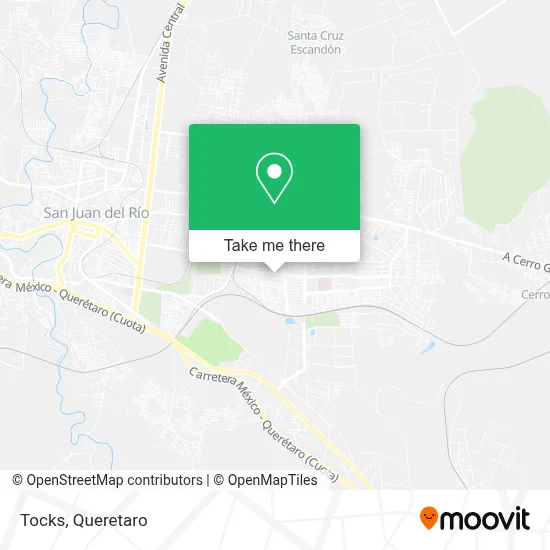Tocks map