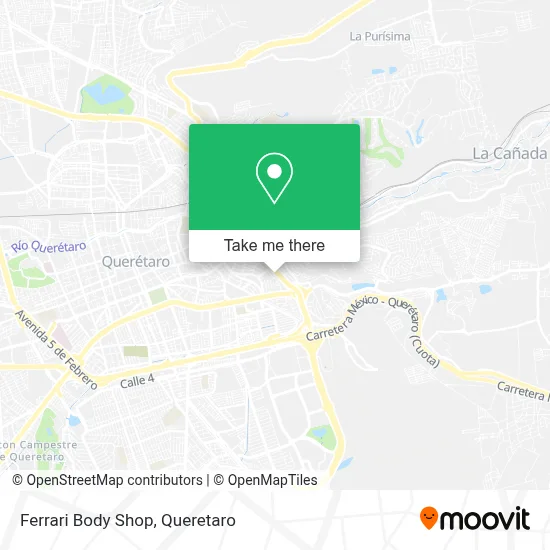 Ferrari Body Shop map