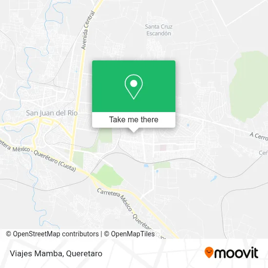 Viajes Mamba map