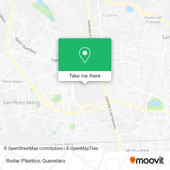 Rodar Plastics map