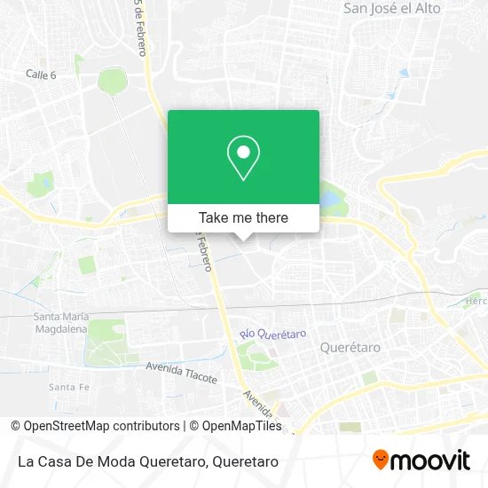 La Casa De Moda Queretaro map