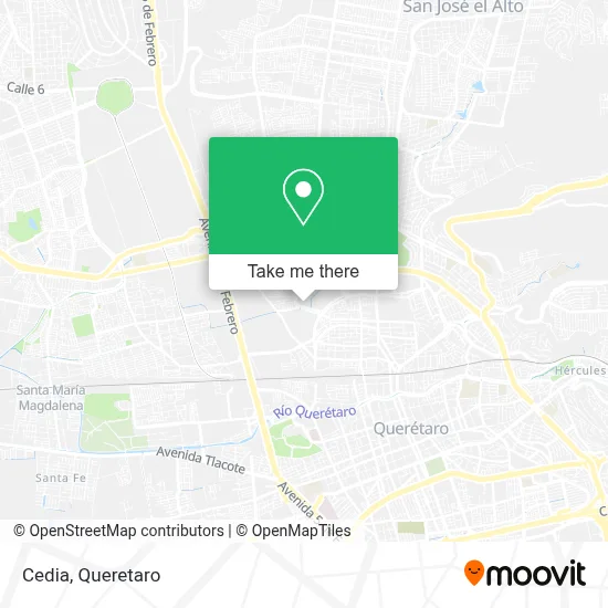 Cedia map
