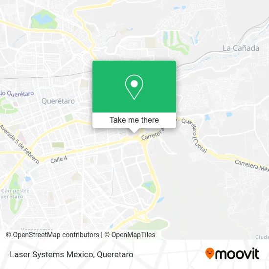 Laser Systems Mexico map