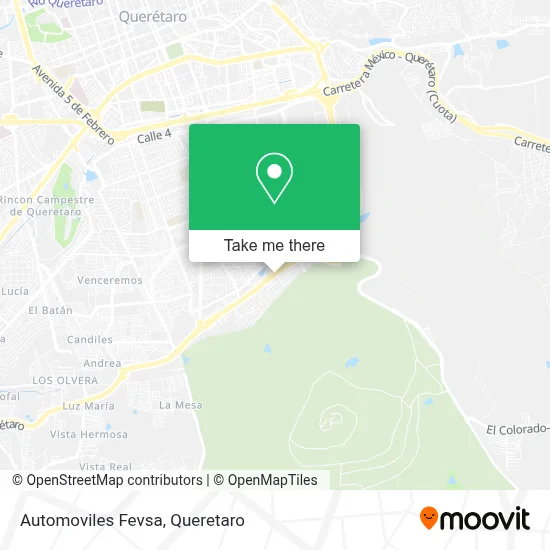 Automoviles Fevsa map