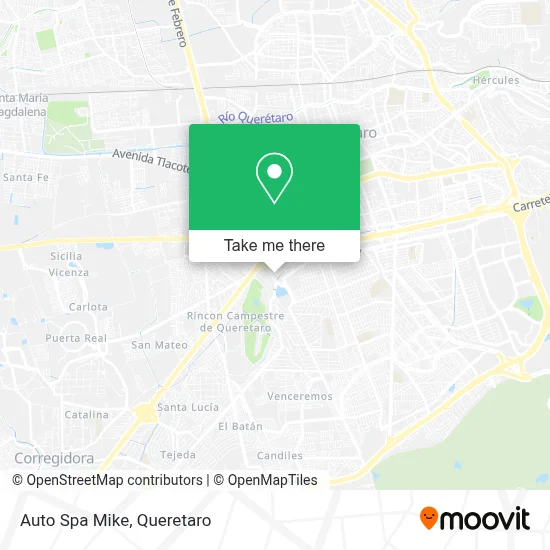 Auto Spa Mike map