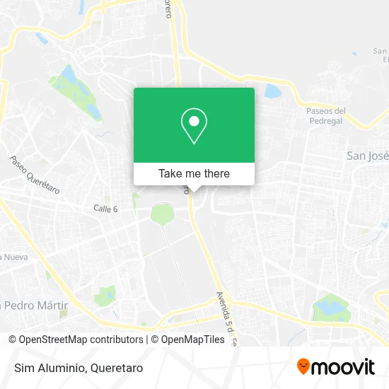 Sim Aluminio map