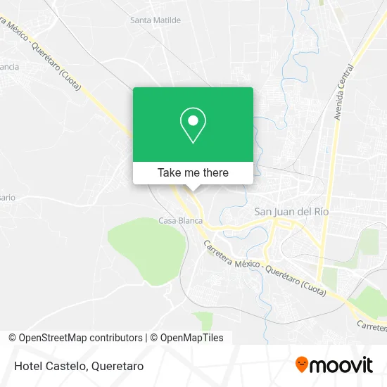 Hotel Castelo map